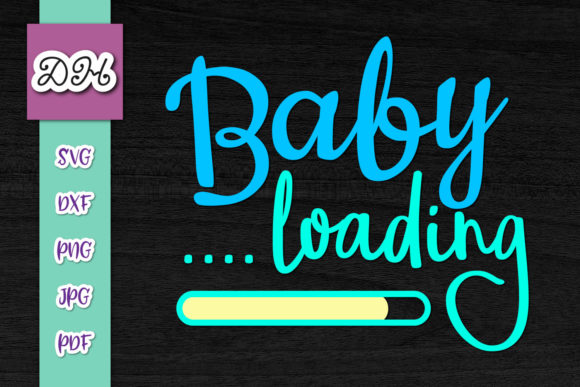 Baby Loading Please Wait Graphics for Crafts