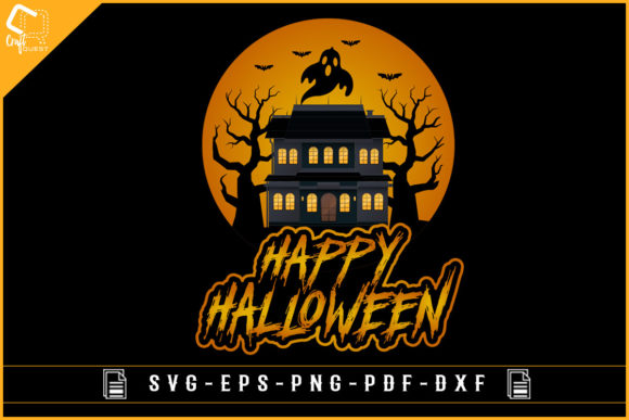 Happy Halloween Graphic for Crafts