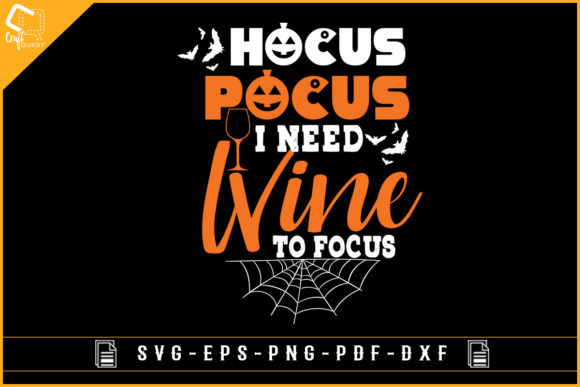 Hocus Pocus Graphic for Halloween Crafts