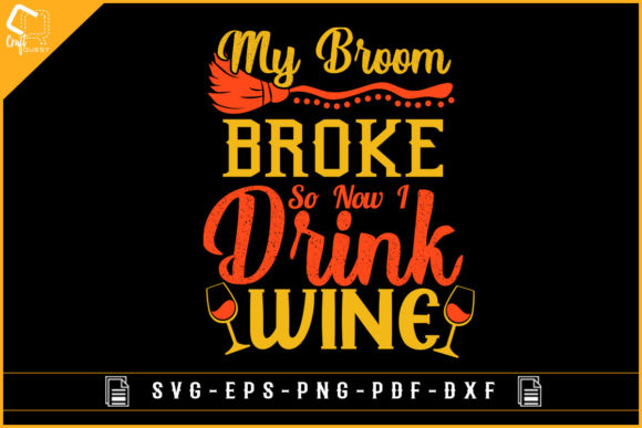 My Broom Broke Halloween Witch T-shirt: A Graphic Design Perspective