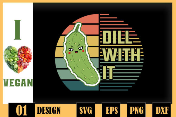 Pickle Vegan Pickle Lover Veggie Graphics for Crafts