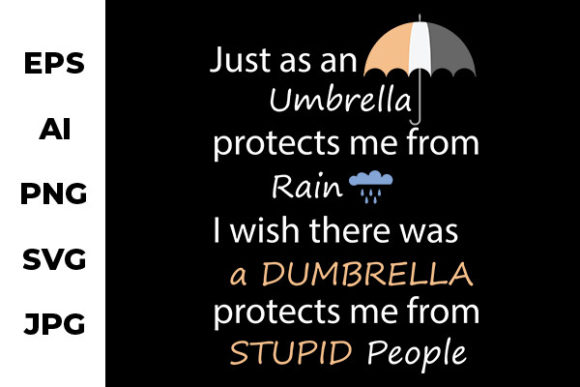 Protects Me from Stupid People - Art Graphics for Crafts
