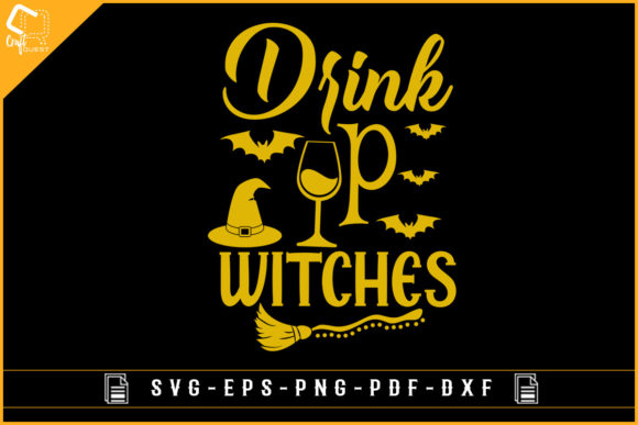 Wine Lover Halloween Graphics for Creative Publishing